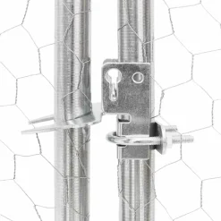 VIDAXL - Poulailler avec toit 2,5x4x2,25 m acier galvanisé