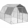VIDAXL - Poulailler avec toit 2,5x4x2,25 m acier galvanisé