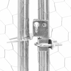 VIDAXL - Poulailler avec toit 2,5x10x2,25 m acier galvanisé