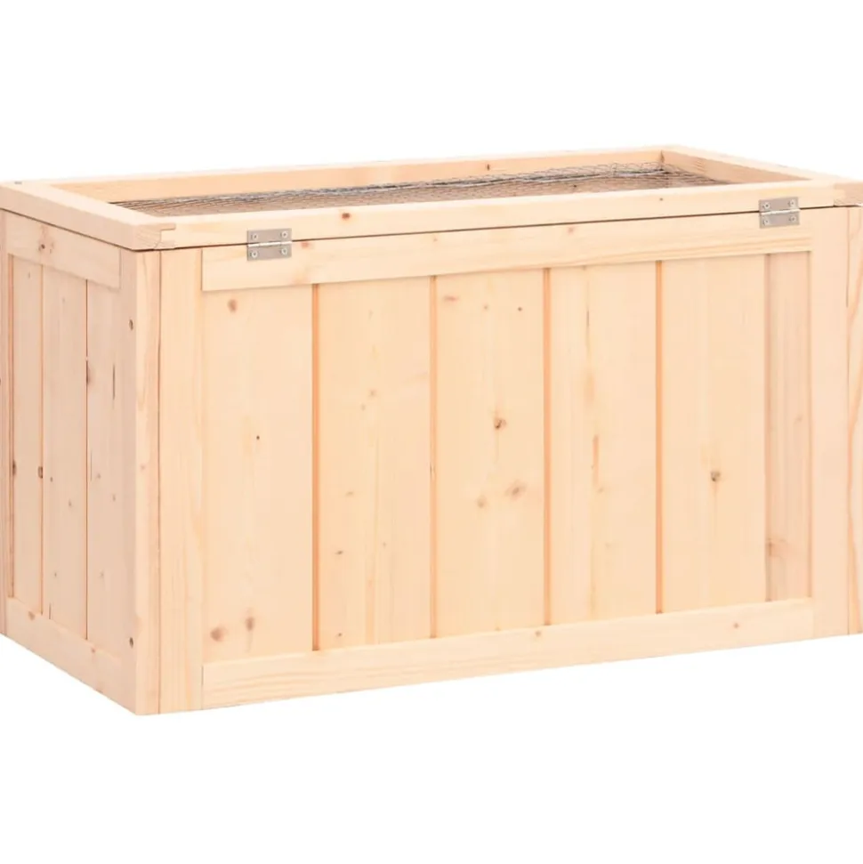 VIDAXL - Cage à hamster 60x30x35 cm bois massif de sapin
