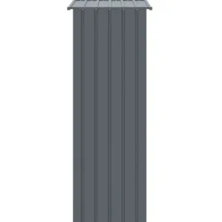 VIDAXL - Cage à oiseaux anthracite 115x78x200 cm acier galvanisé