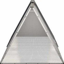 VIDAXL - Cage pour lapin anthracite 201,5x80,5x71 cm acier galvanisé