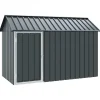VIDAXL - Cage pour oiseaux anthracite 215 x 112 x 141 cm acier galvanisé