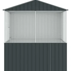 VIDAXL - Cage pour oiseaux anthracite 215 x 209 x 230 cm acier galvanisé