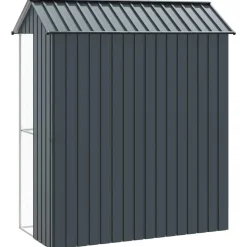 VIDAXL - Cage pour oiseaux anthracite 215 x 110 x 247 cm acier galvanisé