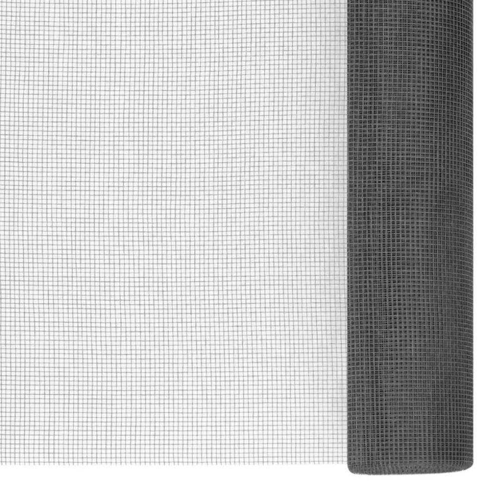VIDAXL - Écran en treillis fibre de verre 60x2000 cm noir