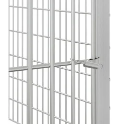 VIDAXL - Enclos pour animaux en liberté 6 panneaux 54x60cm fer galvanisé