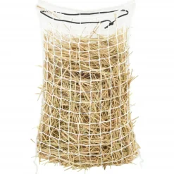 VIDAXL - Filets à foin 2 pcs rond blanc 75x50 cm pp