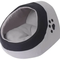 VIDAXL - Lit pour chats gris et noir m