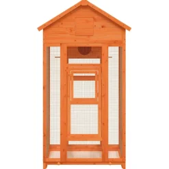VIDAXL - Maison à oiseaux marron 91,5x53x170 cm bois massif de pin