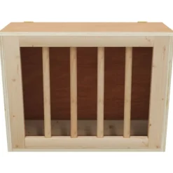 VIDAXL - Mangeoire à foin pour lapins 25x18,5x20,5 cm bois massif sapin