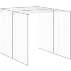 VIDAXL - Poulailler avec cour anthracite 165x659x181 cm acier galvanisé
