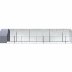 VIDAXL - Poulailler d extérieur 3x10x2 m acier galvanisé