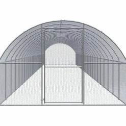 VIDAXL - Poulailler d extérieur 3x24x2 m acier galvanisé