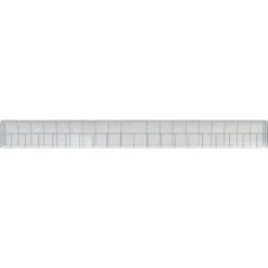 VIDAXL - Poulailler d extérieur 3x20x2 m acier galvanisé