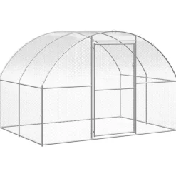 VIDAXL - Poulailler d extérieur 3x12x2 m acier galvanisé