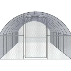 VIDAXL - Poulailler d extérieur 3x10x2 m acier galvanisé