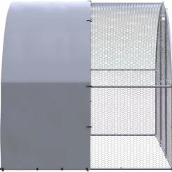 VIDAXL - Poulailler d extérieur 3x2x2 m acier galvanisé