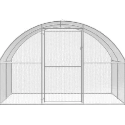 VIDAXL - Poulailler d extérieur 3x4x2 m acier galvanisé