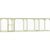 VIDAXL - Poulailler 1,5x6x1,5 m pinède imprégnée