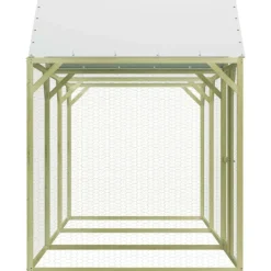 VIDAXL - Poulailler 4,5x1,5x2 m pinède imprégnée