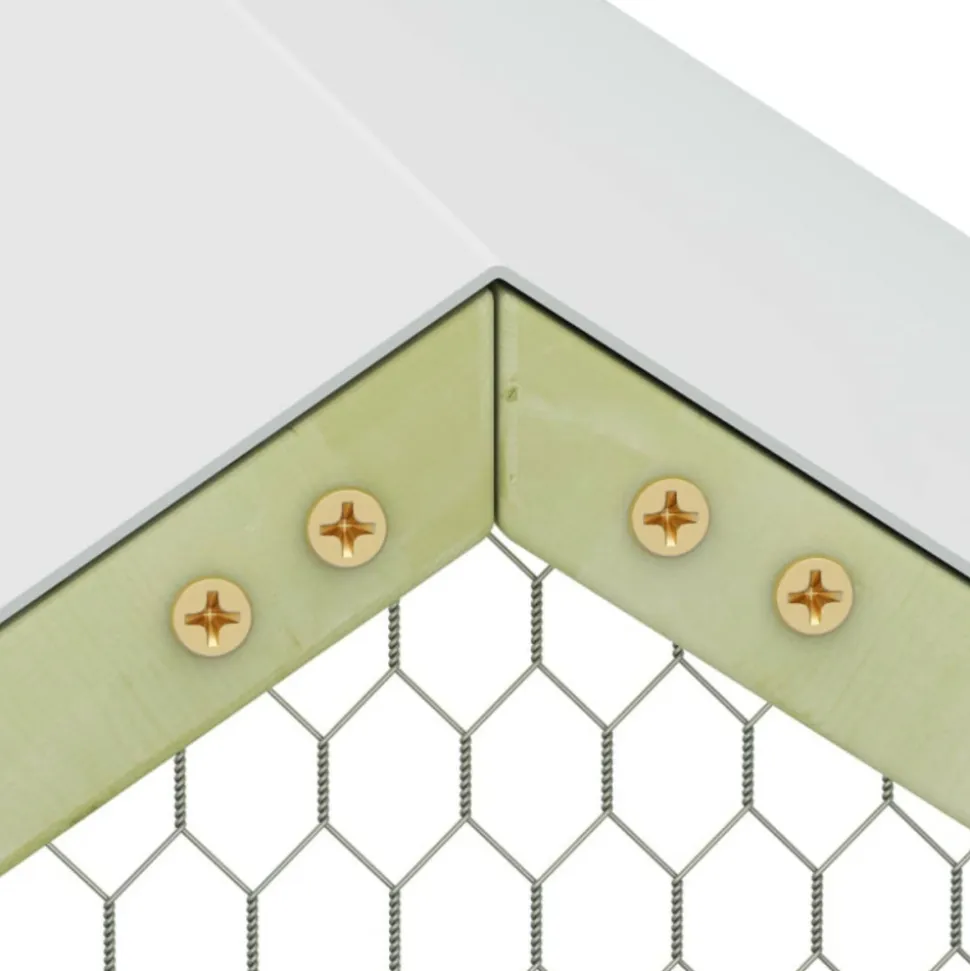VIDAXL - Poulailler 4,5x1,5x2 m pinède imprégnée