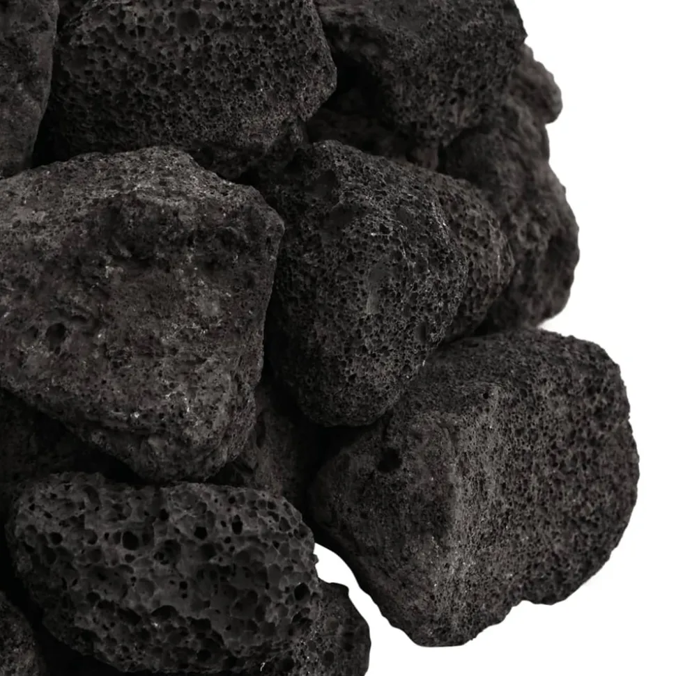 VIDAXL - Roches volcaniques 10 kg noir 3-5 cm