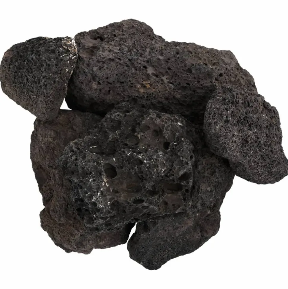 VIDAXL - Roches volcaniques 25 kg noir 10-30 cm