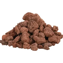 VIDAXL - Roches volcaniques 10 kg rouge 1-2 cm
