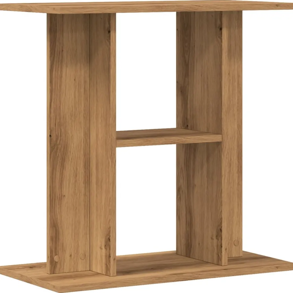 VIDAXL - Support d'aquarium chêne marron 60x30x60 cm bois d'ingénierie