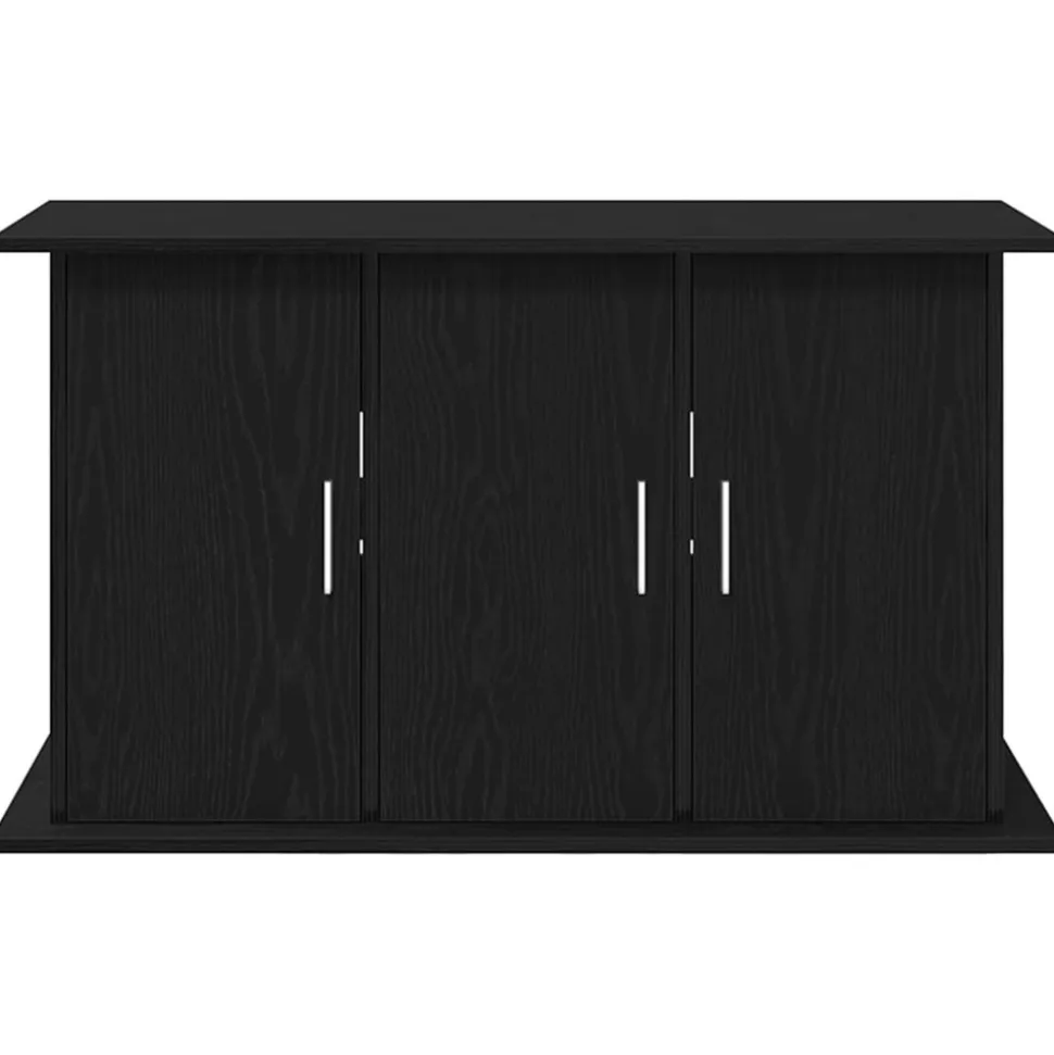VIDAXL - Support d'aquarium chêne noir 101x41x58 cm bois d'ingénierie