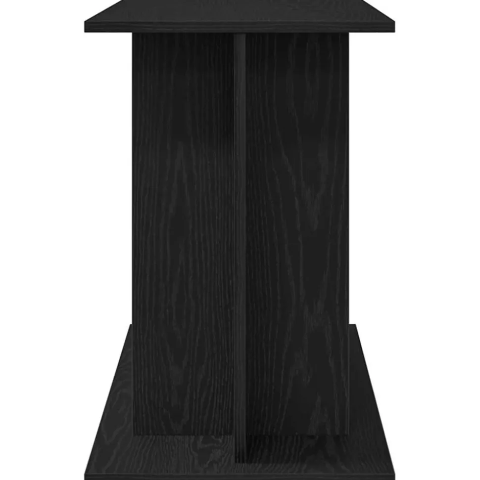 VIDAXL - Support d'aquarium chêne noir 100x40x60 cm bois d'ingénierie