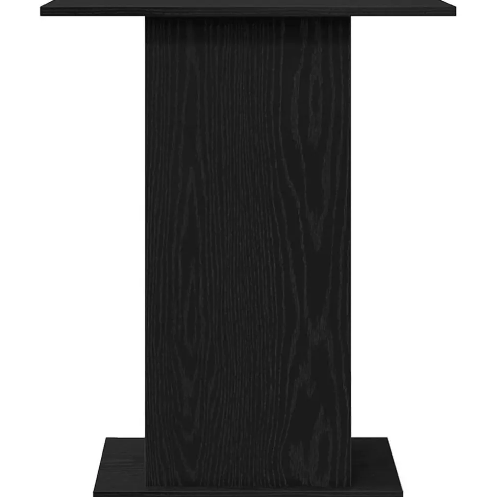 VIDAXL - Support pour aquarium chêne noir 60,5x36x72,5 cm
