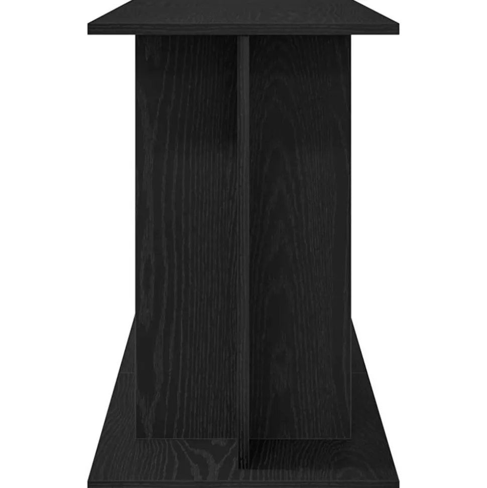 VIDAXL - Support pour aquarium chêne noir 120x40x60 cm bois d'ingénierie