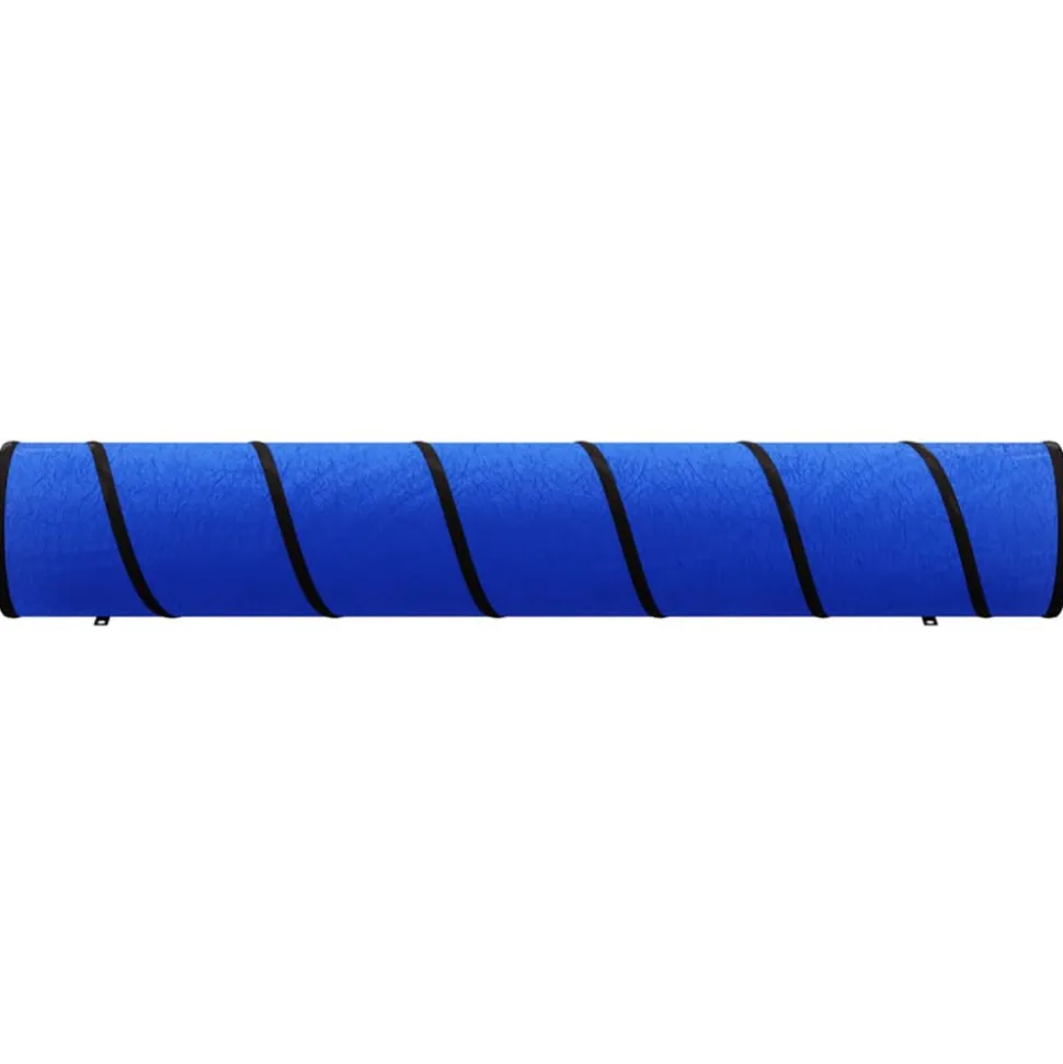 VIDAXL - Tunnel pour chien bleu ø 50x300 cm polyester