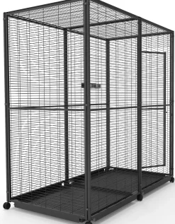 Volière mobile de jardin pour perroquets
