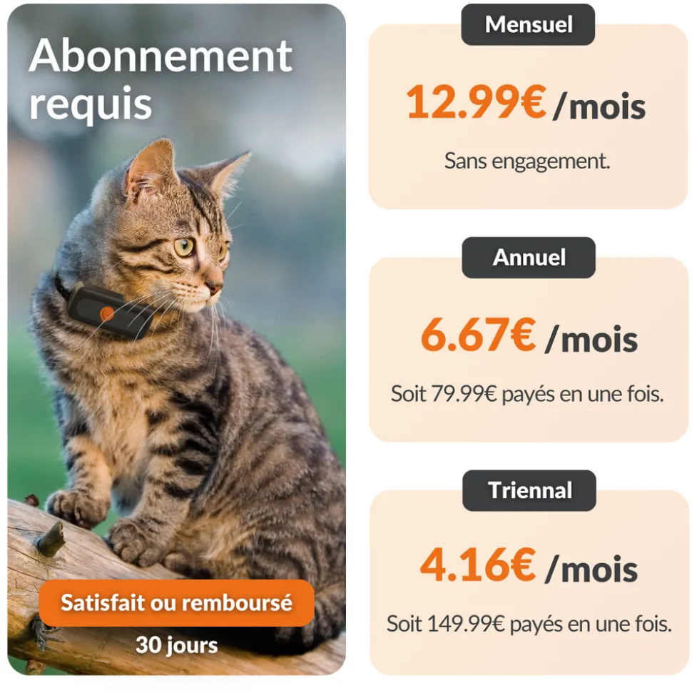 WEENECT - Weenect XS - collier gps pour chat (black edition )