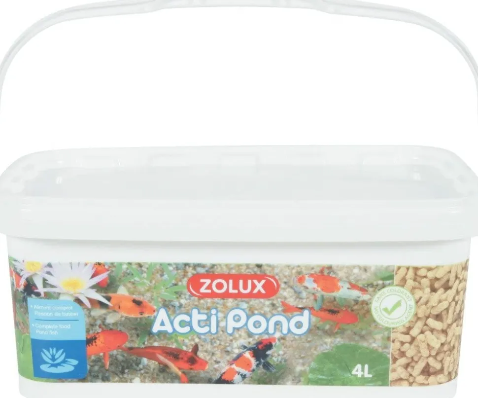 ZOLUX - Aliments complets pour poissons de bassin acti pond 4 litres