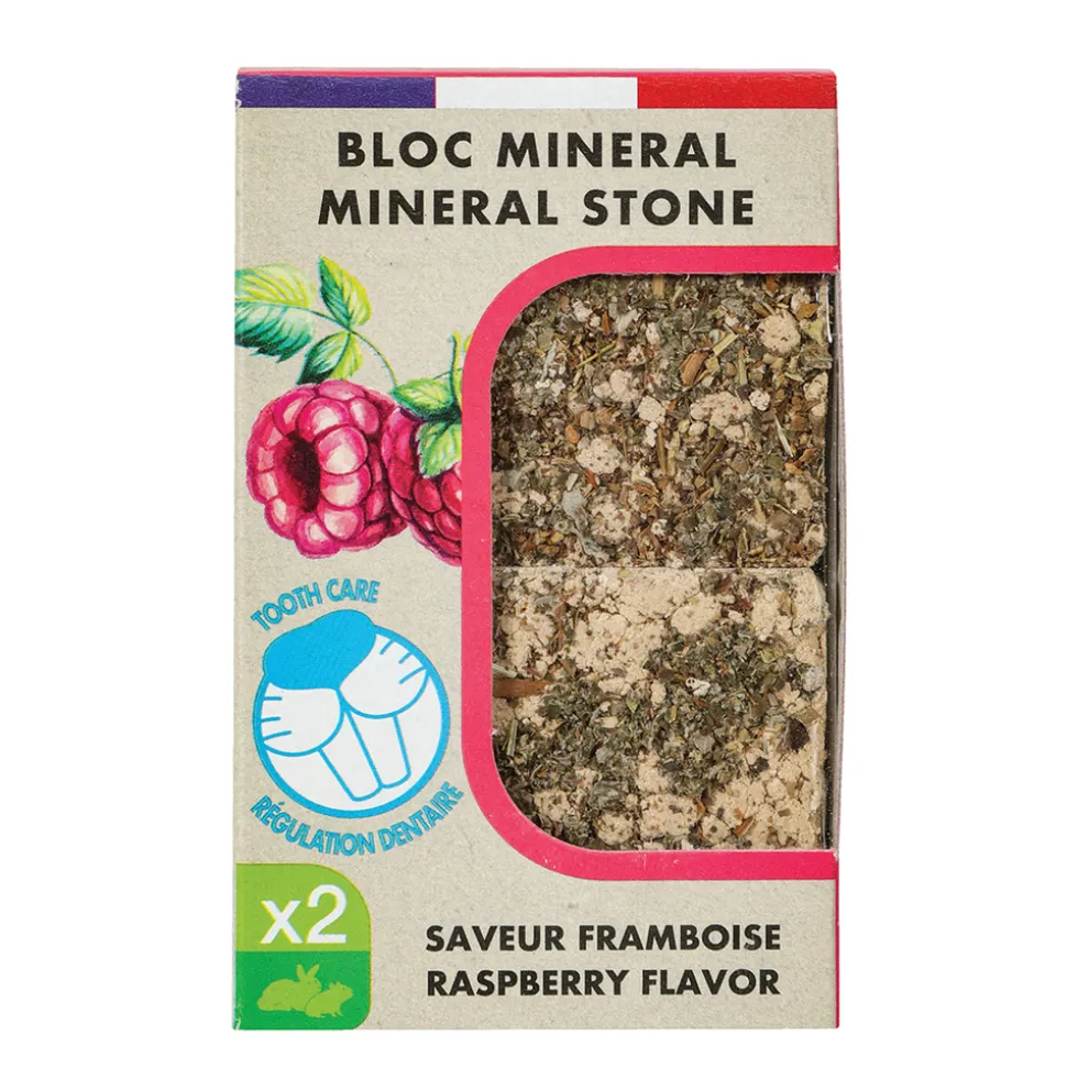 ZOLUX - Bloc minéral Eden Saveur Framboise x2 200gr