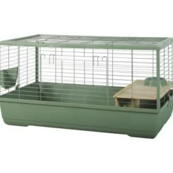 ZOLUX - Cage rongeur - zolux - néolife connect - pour lapin et cochon d'inde - 101.5 x 54 x 51 cm - vert