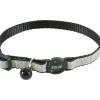 ZOLUX - Collier shiny nylon réglable de 17 à 30 cm, noir pour chat