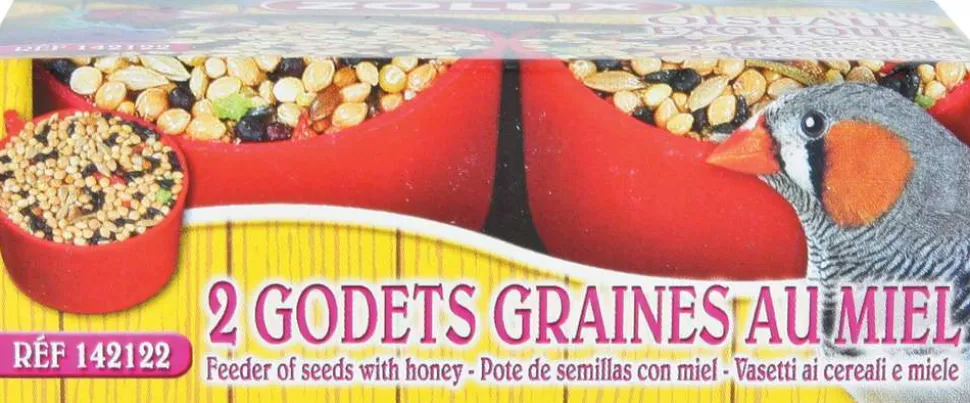 ZOLUX - Friandises au miel pour oiseaux exotiques - Lot de 2