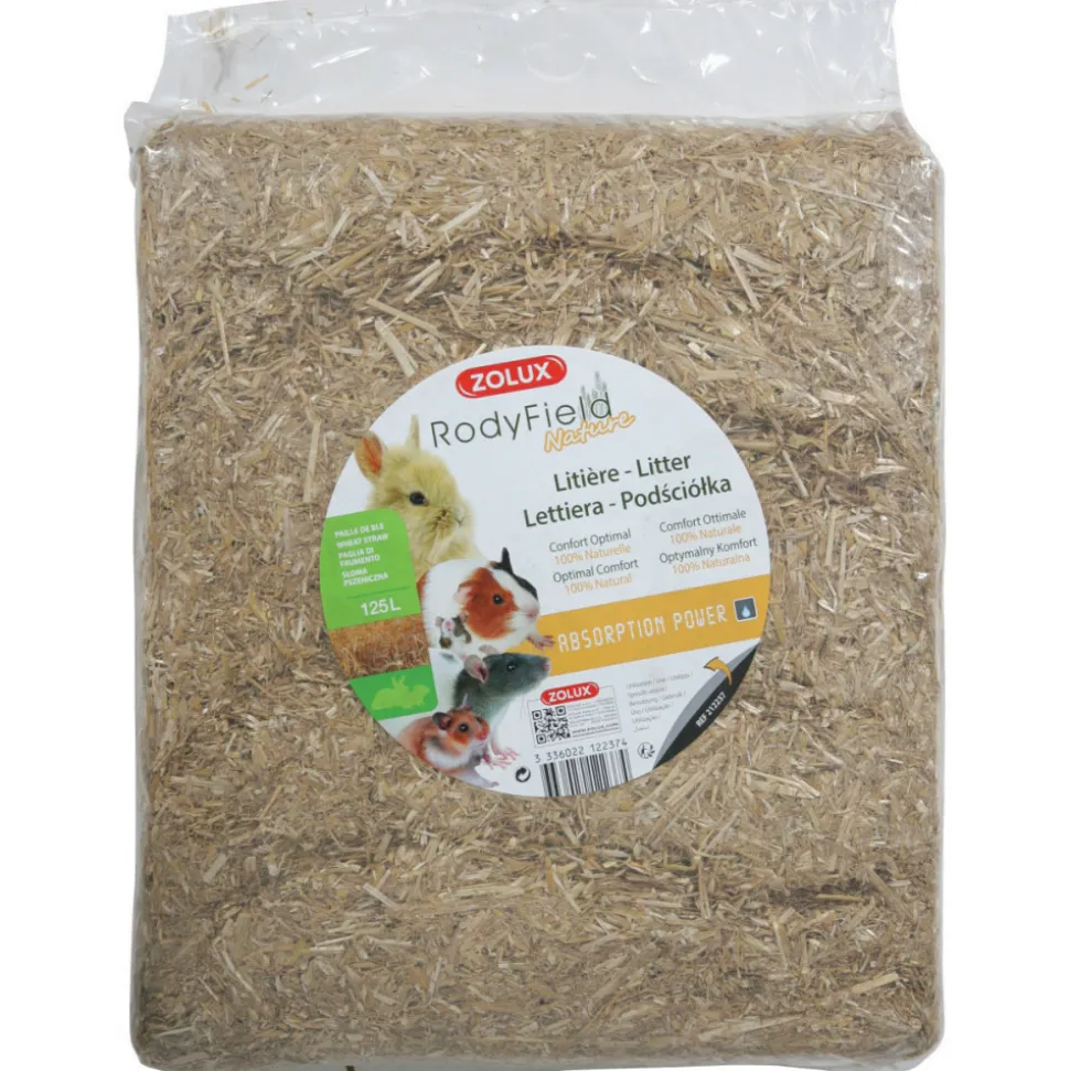 ZOLUX - Litière rodyfield nature, 125 litres, pour rongeurs. 3.540 kg.
