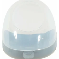 ZOLUX - Maison de toilette pour chinchillas. 19 x 28 x hauteur 19 cm. Couleur grise