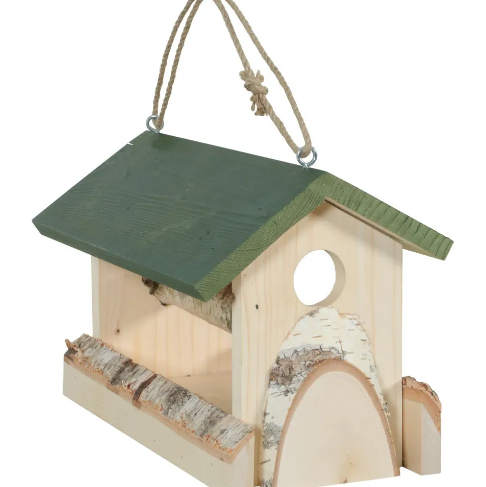 ZOLUX - Mangeoire en bois xl 19 x 37 h 20 cm pour oiseaux