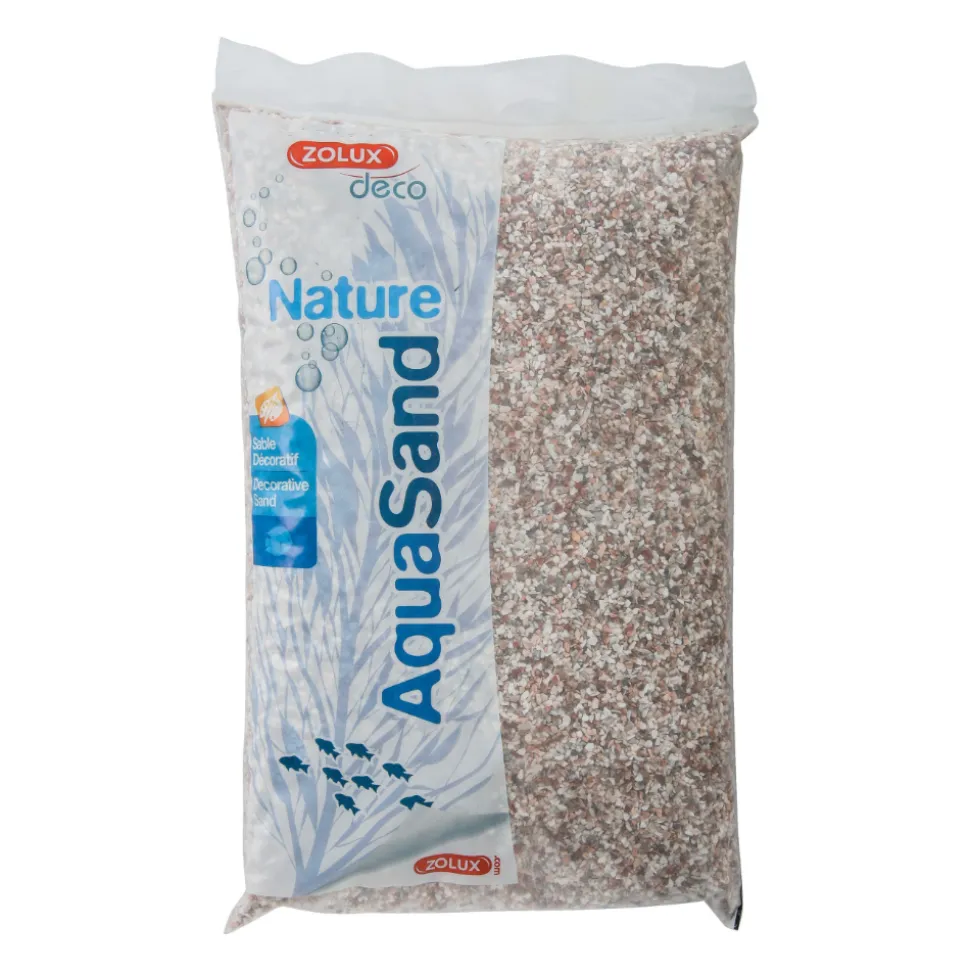 ZOLUX - Sol décoratif aquasand cristobalite rose 4kg (lot de 2)