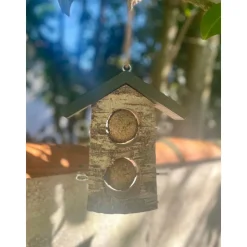 ZOLUX - Support 2 boules de graisse en bois massif pour oiseaux