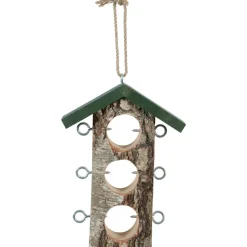 ZOLUX - Support 3 boules de graisse en bois massif pour oiseaux