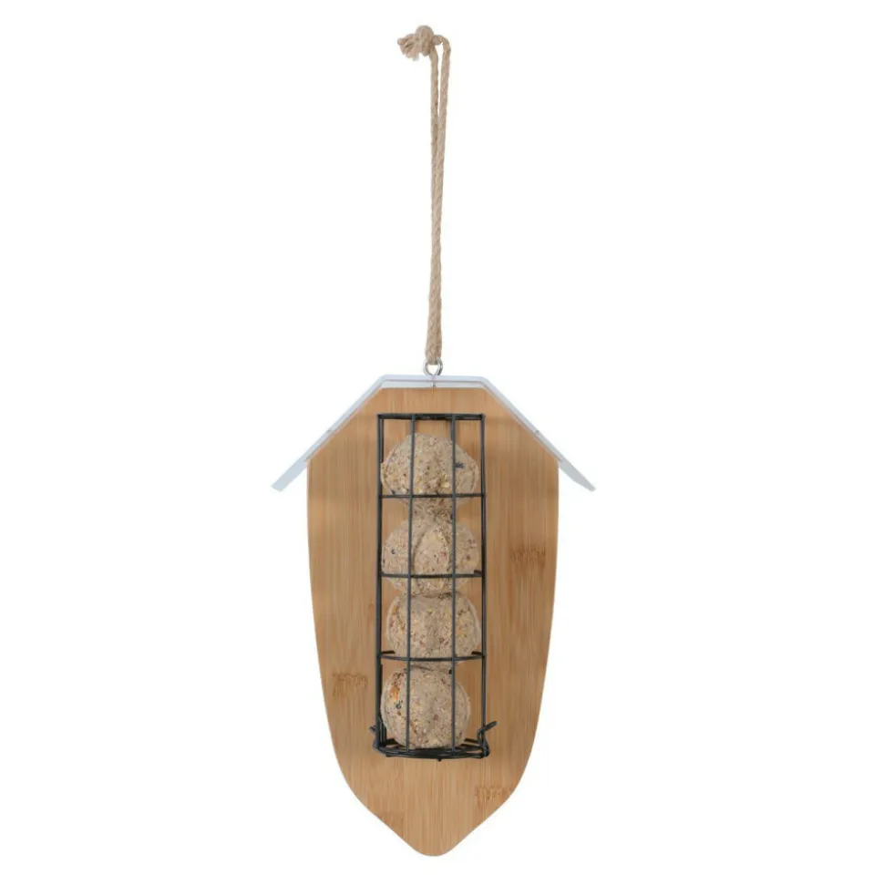 ZOLUX - Support pour 8 boules de graisse bamboo pour oiseaux