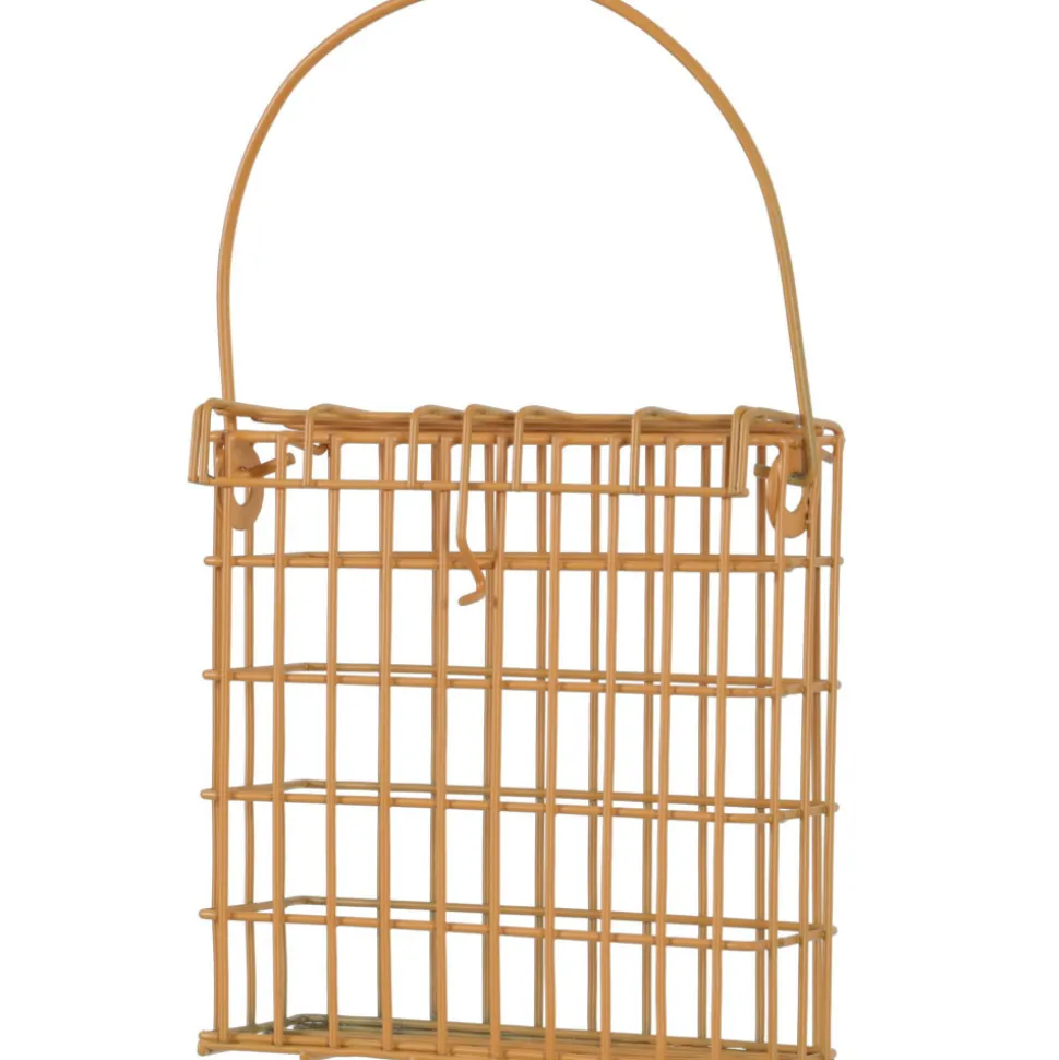 ZOLUX - Support pour pain de graisse en métal miel marron pour oiseaux